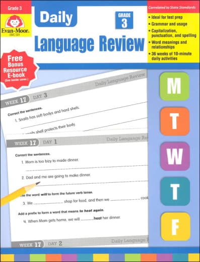 Evan-Moor Daily Language Review, Grade 3