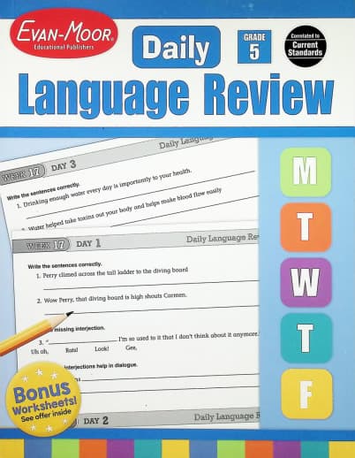 Evan-Moor Daily Language Review, Grade 5