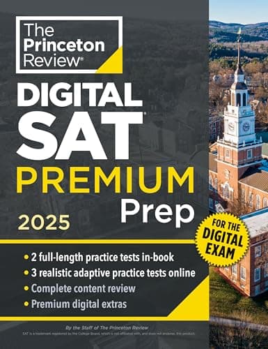 Princeton Review Digital SAT Premium Prep 2025 cover